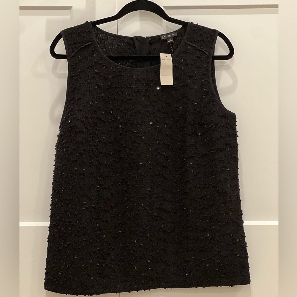NWT Ann Taylor Sequins Top